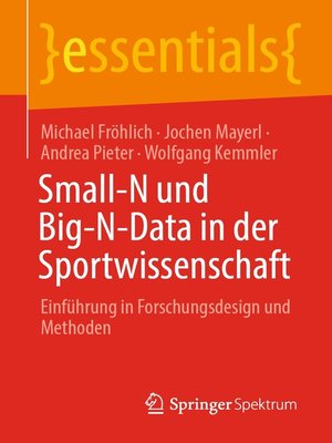 Small-N und Big-N-Data in der Sportwissenschaft - ebook